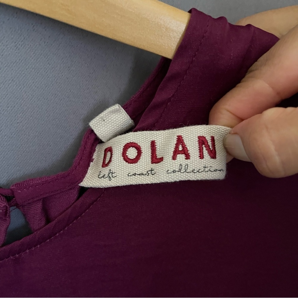 DOLAN Top Tie knot Size S 3/4 sleeve - Picture 3 of 7